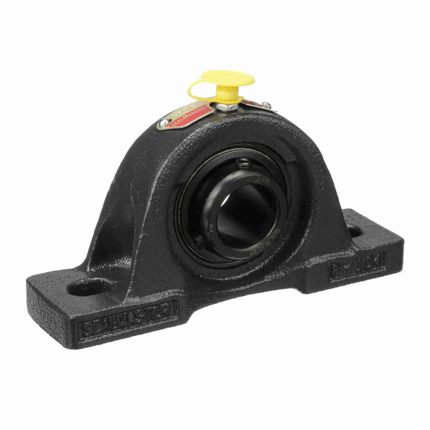 Mounted Cast Iron Two Bolt Pillow Block Bearing NP205 Sealmaster Setscrew Lock Reliable Alignment for Machinery