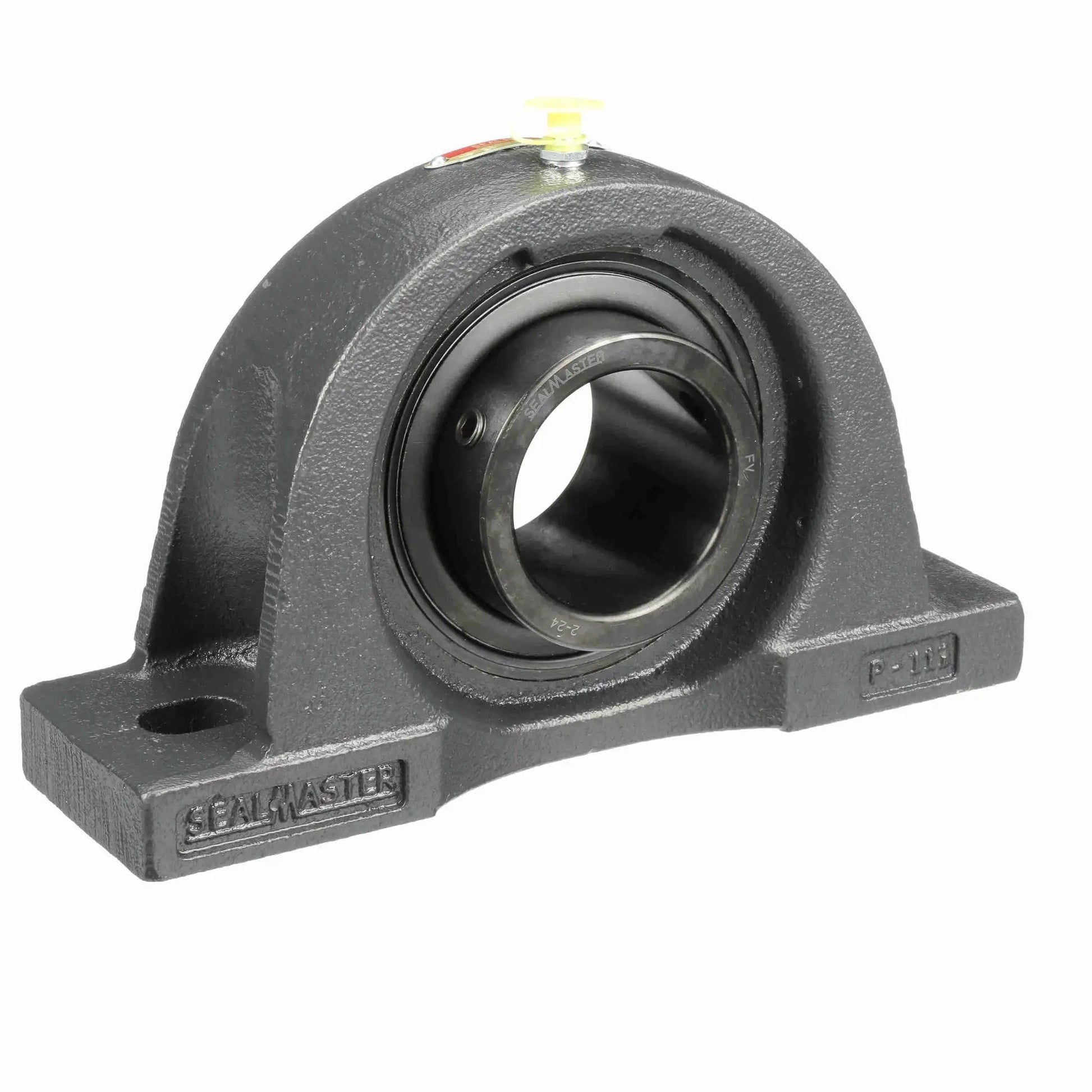 Mounted Cast Iron Pillow Block Bearing With Sealmaster Two Bolt Housing And Setscrew Lock for reliable medium duty support