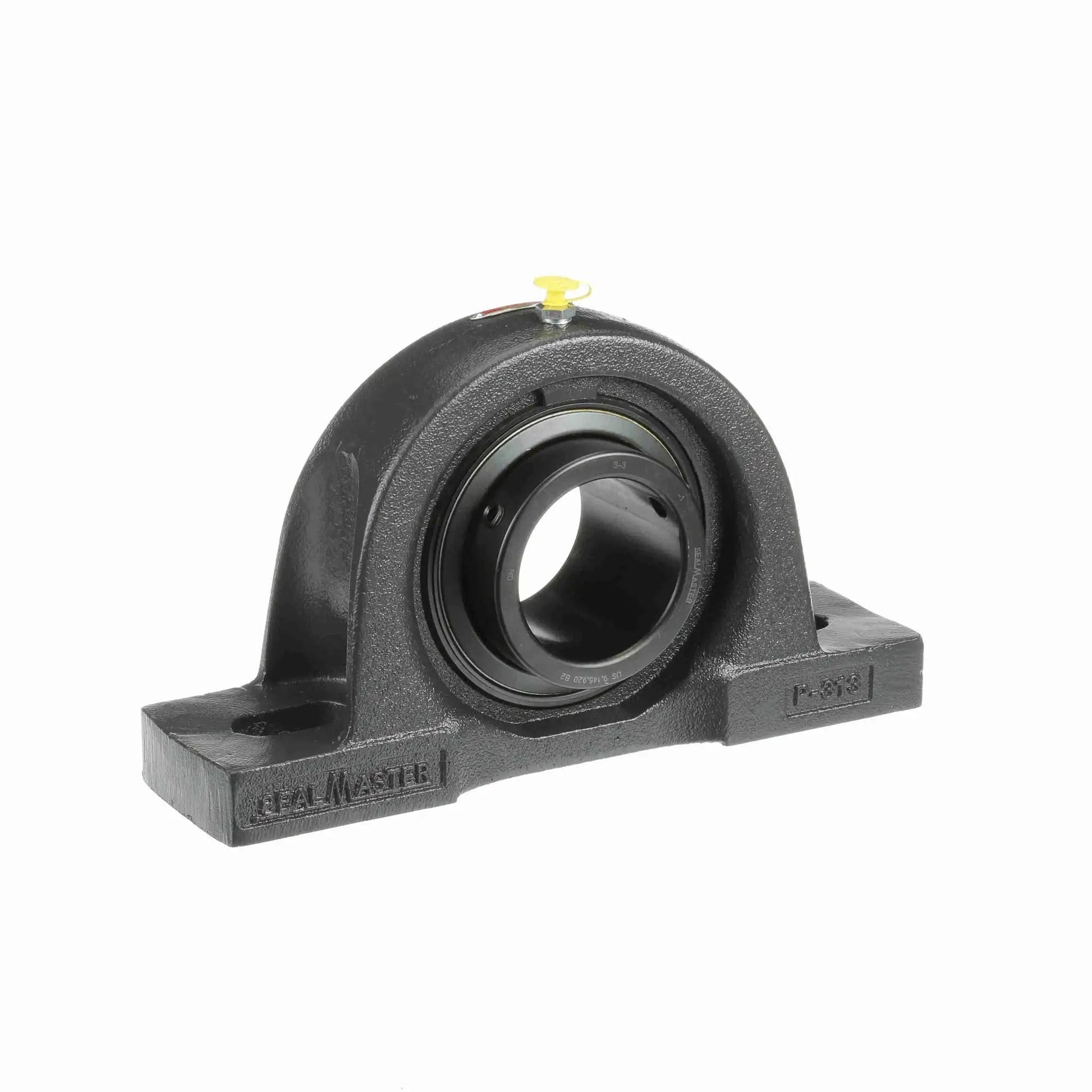 Mounted Cast Iron Two Bolt Pillow Block Ball Bearing MP 48 Sealmaster Steel Black Oxide Setscrew Lock