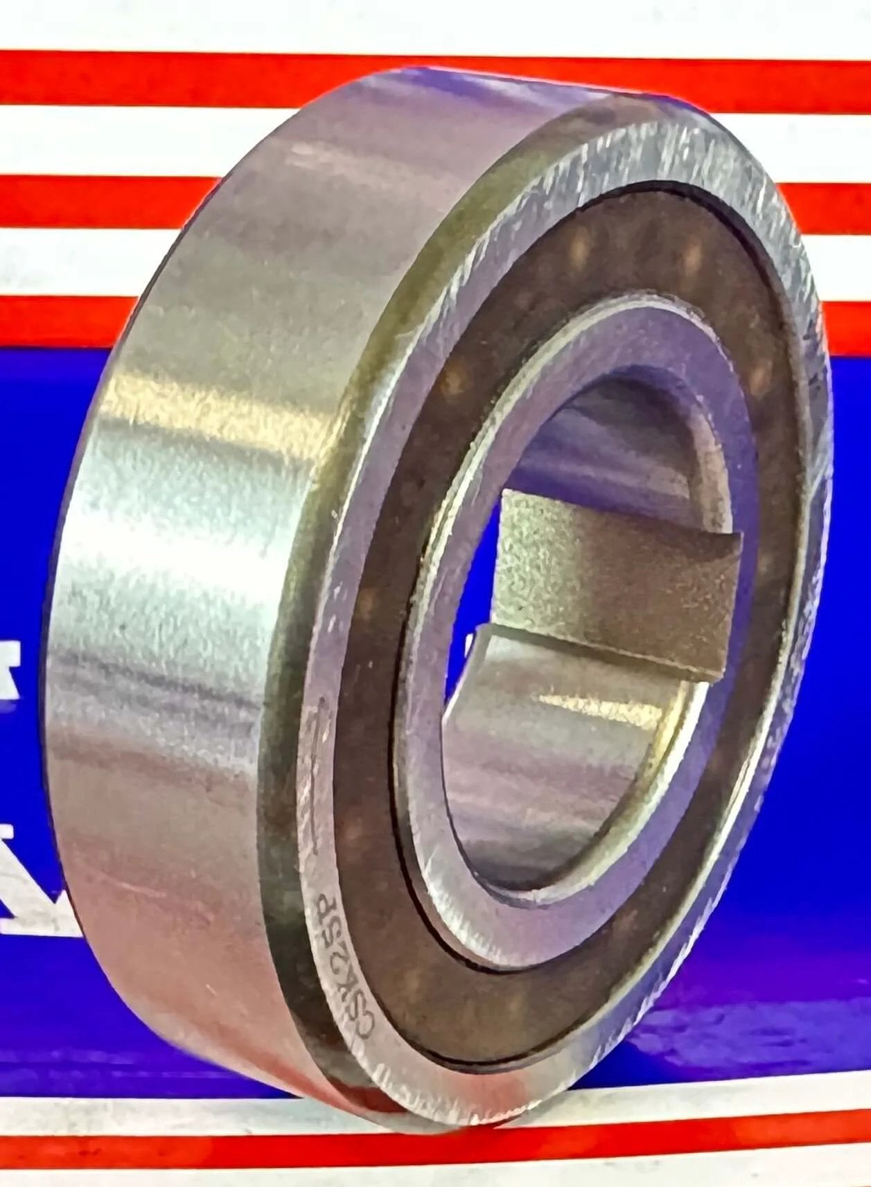 CSK25P One-Way Bearing Sprag Freewheel Clutch - One inner Ring Key-way