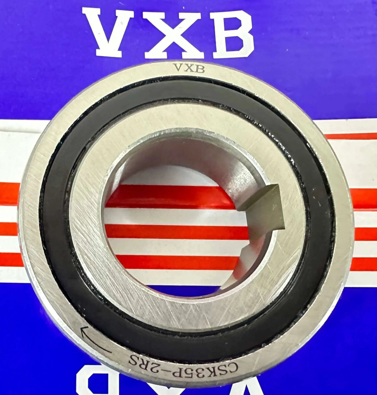 CSK35P-2RS One-Way Bearing Sealed Sprag Freewheel Clutch Bearing With One Key-way on the inner Ring