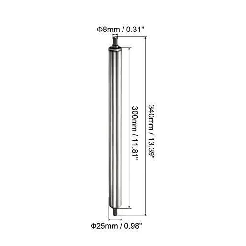 Gravity Conveyor Roller 1" Diameter 12" inch Long Stainless Steel
