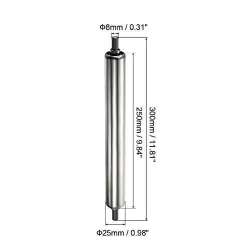 Gravity Conveyor Roller - 1" Diameter x 10" Length - Stainless Steel