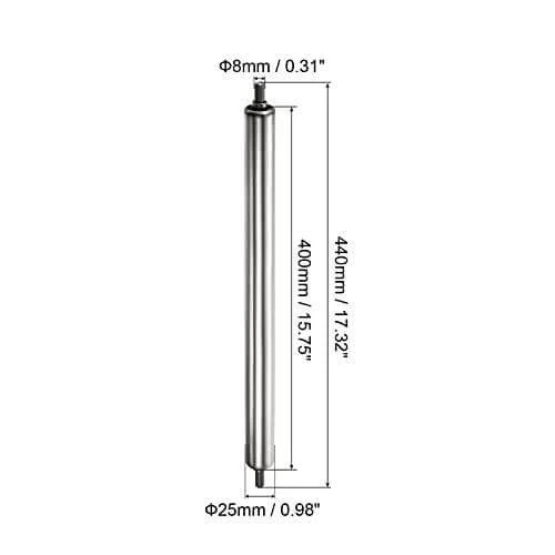 Gravity Conveyor Roller - 1" Diameter x 16" Length - Stainless Steel