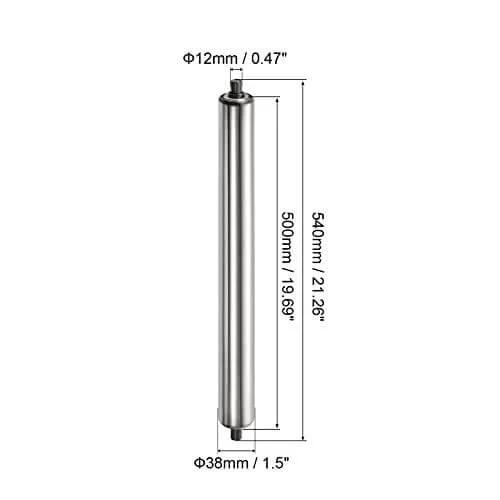 Gravity Conveyor Roller 1.5" Diameter x 20" Length - Stainless Steel