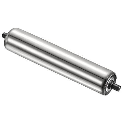Gravity Conveyor Roller 2" Diameter 12" inch Long Stainless Steel