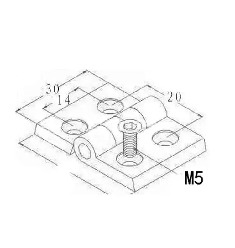 Hook Hanger Clip Clamp for 2020 Aluminum Extrusion Profile