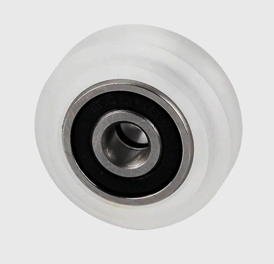 Linear Motion Guideway 5x24x10mm Clear Track V-Slot Profile Roller Bearing