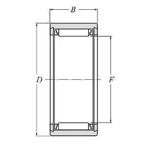 NK65/25A Needle Roller Bearing 65x78x25mm