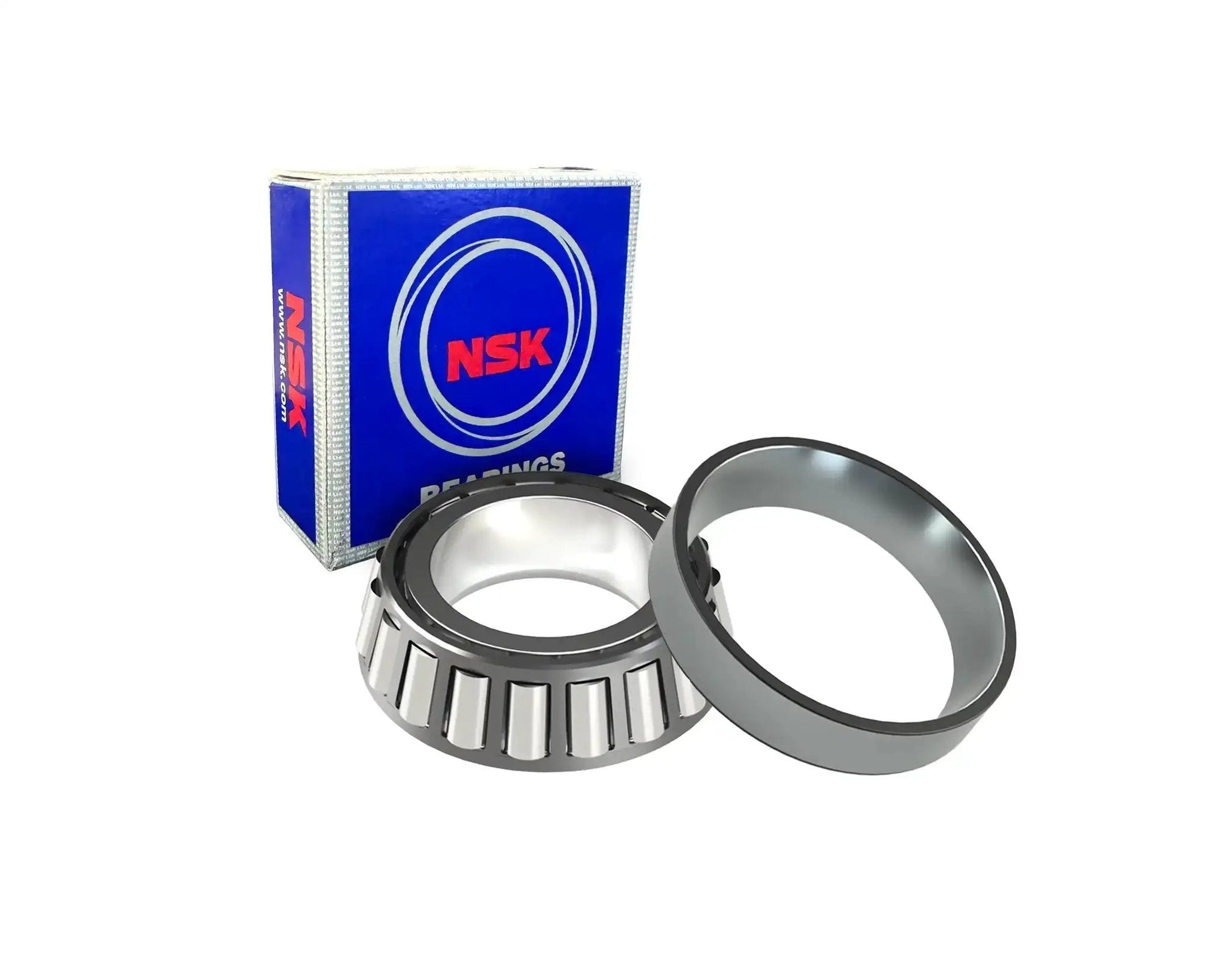 Tapered Roller Bearing 180 Mm ID 320 Mm OD 57 Mm Width For Radial And Axial Loads NSK High Precision Industrial Grade Bearing with packaging.