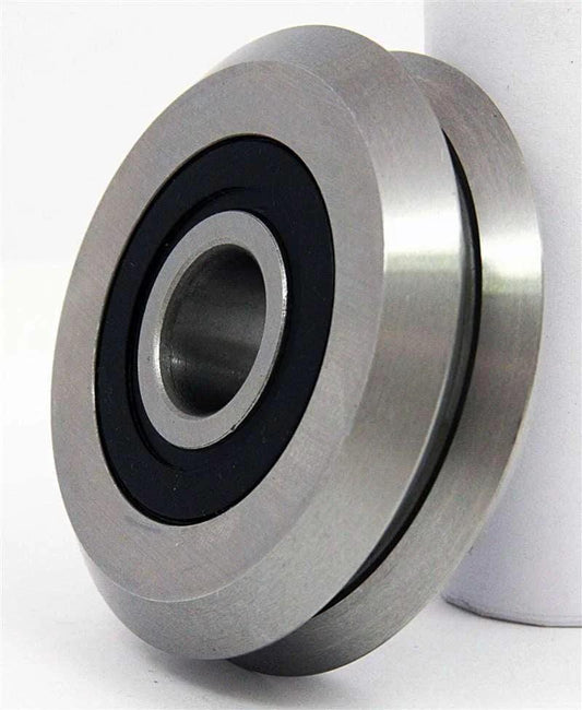 SRM2-2RS 3/8" Stainless Steel V-Groove Guide Bearing