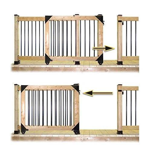 Sliding Gate Hardware Kit Black