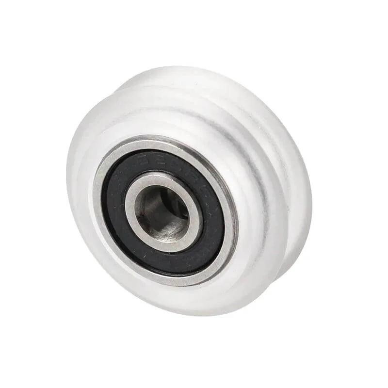 V Shape Linear Motion Guideway 8x24x10mm Clear Track V-Slot Profile Roller Bearing