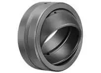 Single GE80ES Spherical Bushing Metric High Carbon Steel Steel-on-Steel Plain Bearing for Linear Slide Units, Shaft 80 mm, Housing 120 mm