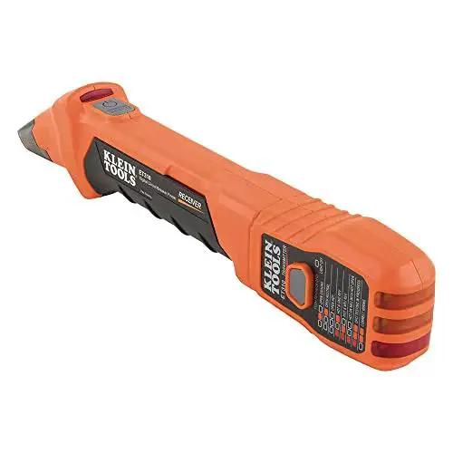 Orange ET310KIT AC Circuit Breaker Finder Kit, transmitter and receiver for accurate breaker identification, tool side view