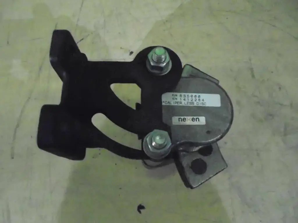 Air Actuated Disc Caliper Brake With 1200 Inch Pound Torque And Sixteen Inch Disc For Industrial Machinery Featuring T Bracket Mount