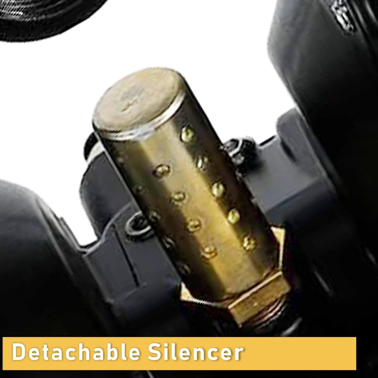 Air-Operated Double Diaphragm Pump detailed view with detachable silencer, part of the Waste Oil Transfer Pump system for chemical use.