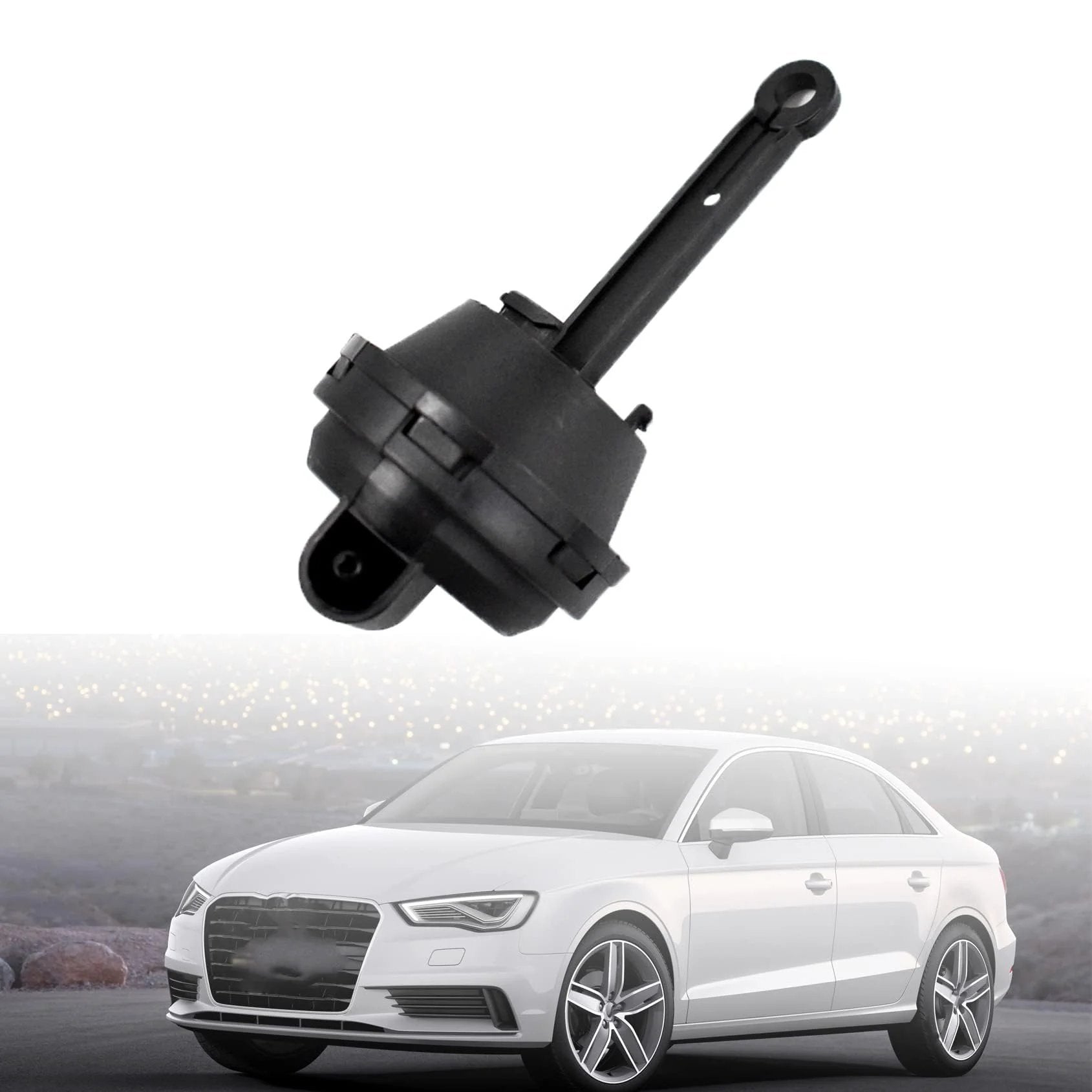 Valve Vacuum Unit Actuator 038131501E Replacement for ALH 1.9L TDI Engine 1998 2003, black plastic component with lever.