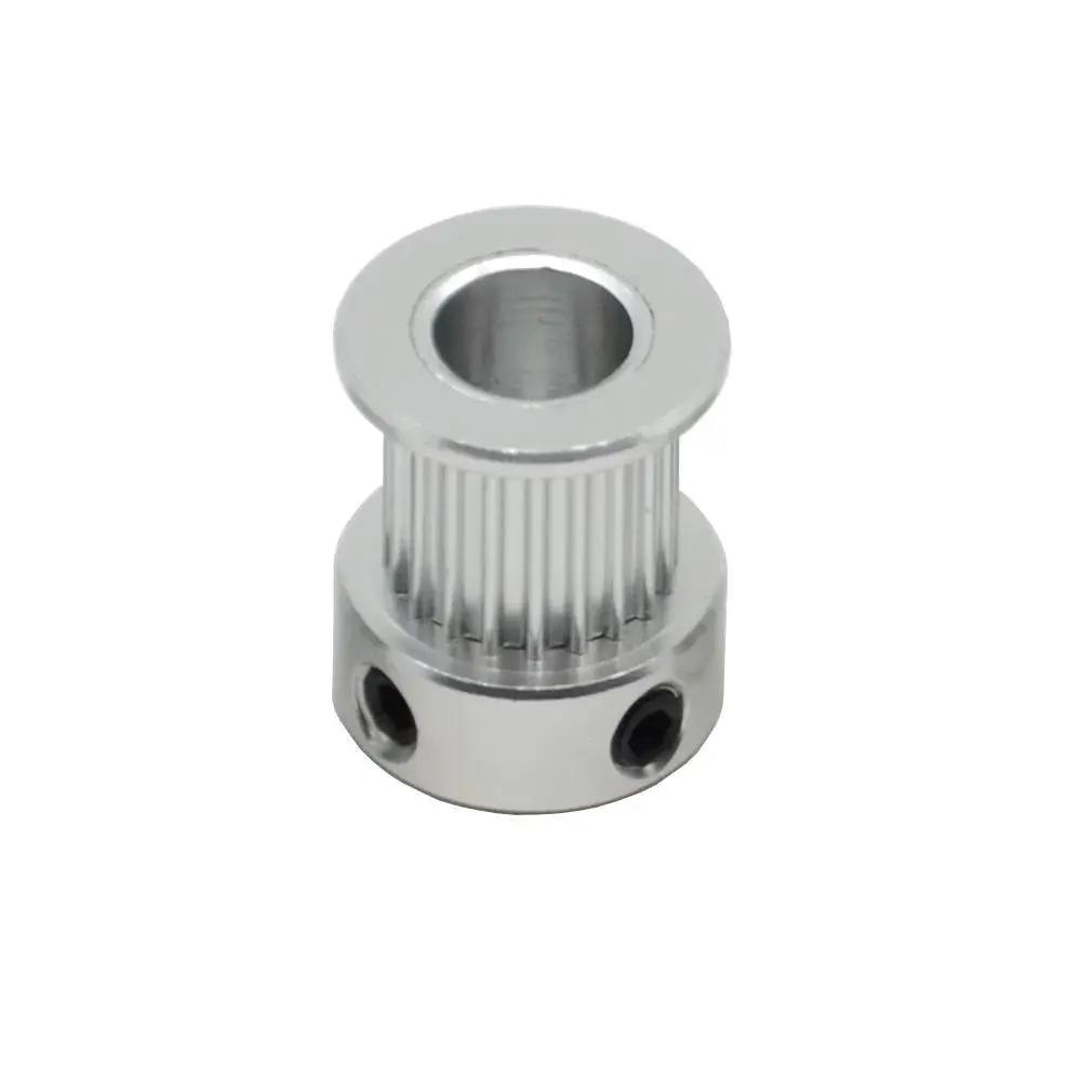 Aluminum 2GT Timing Pulleys Set 5 Pieces 20 Teeth 8mm Bore for 10mm Width 2GT Timing Belt Compatible with 3D Printers CNC Machines