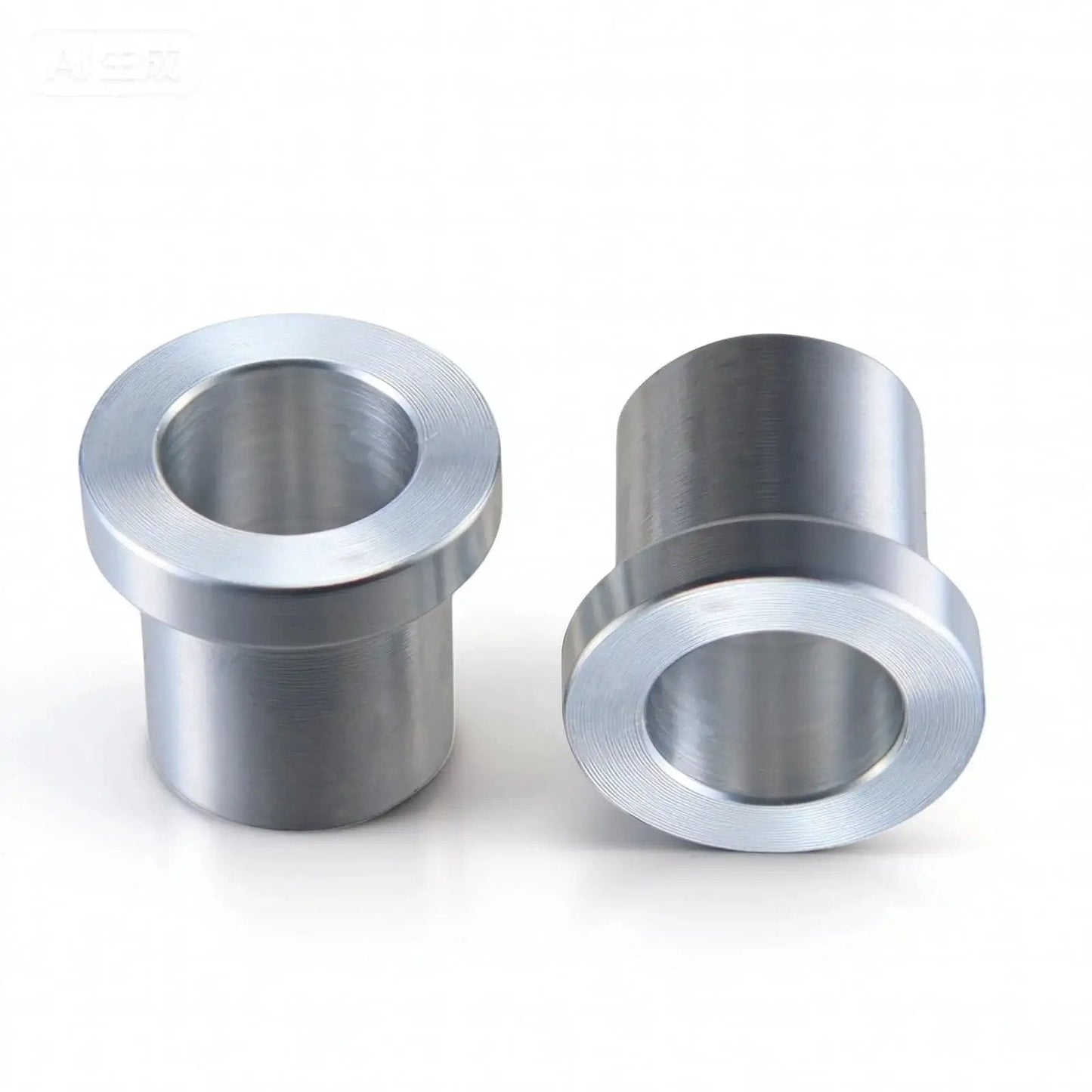 Two Pack Five Eighths Inch To 12mm Adapter Sleeve Bearing Reducer Bushing For Mini Bike Axle Aluminum Alloy CNC Machined