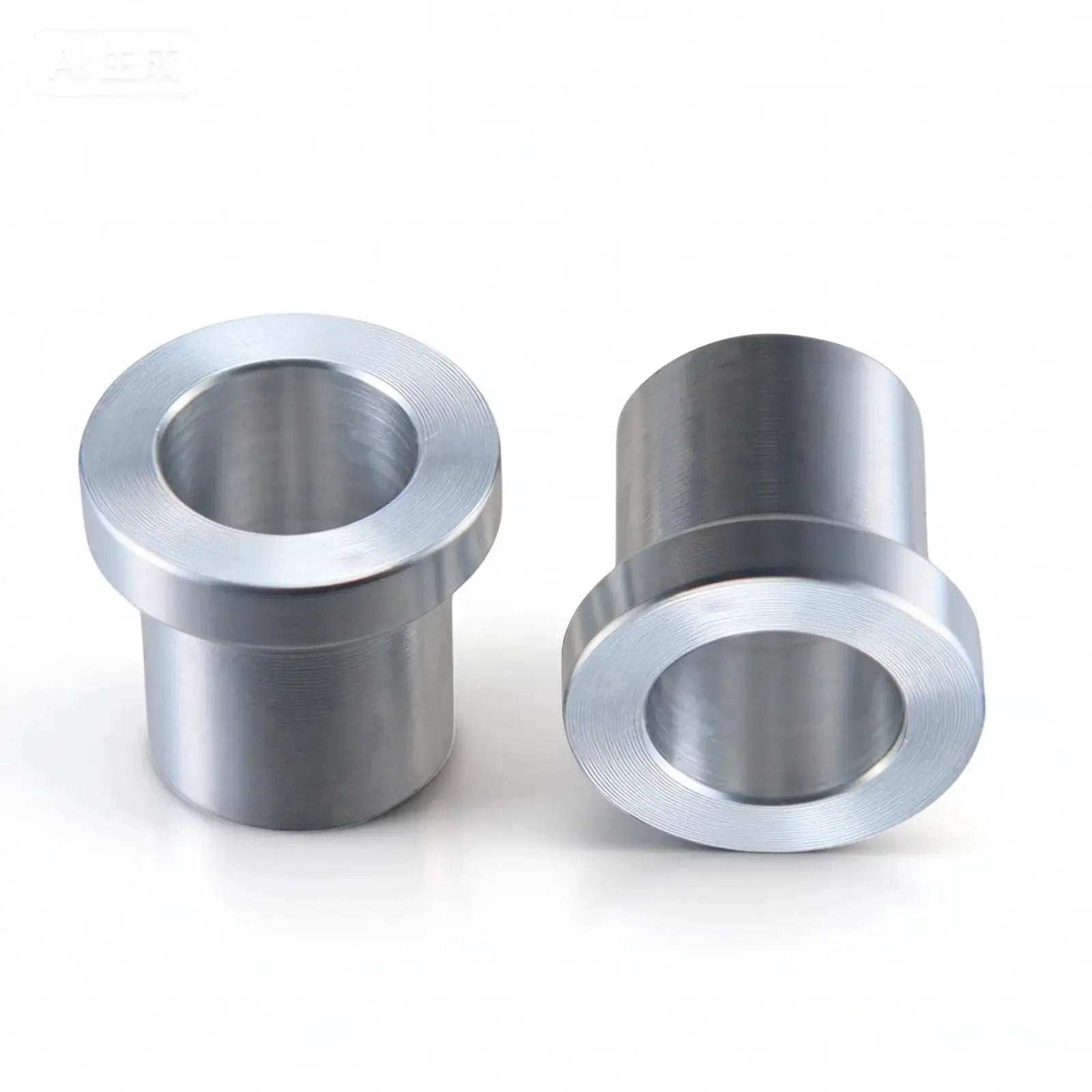Two Pack Five Eighths Inch To 12mm Adapter Sleeve Bearing Reducer Bushing For Mini Bike Axle Aluminum Alloy CNC Machined