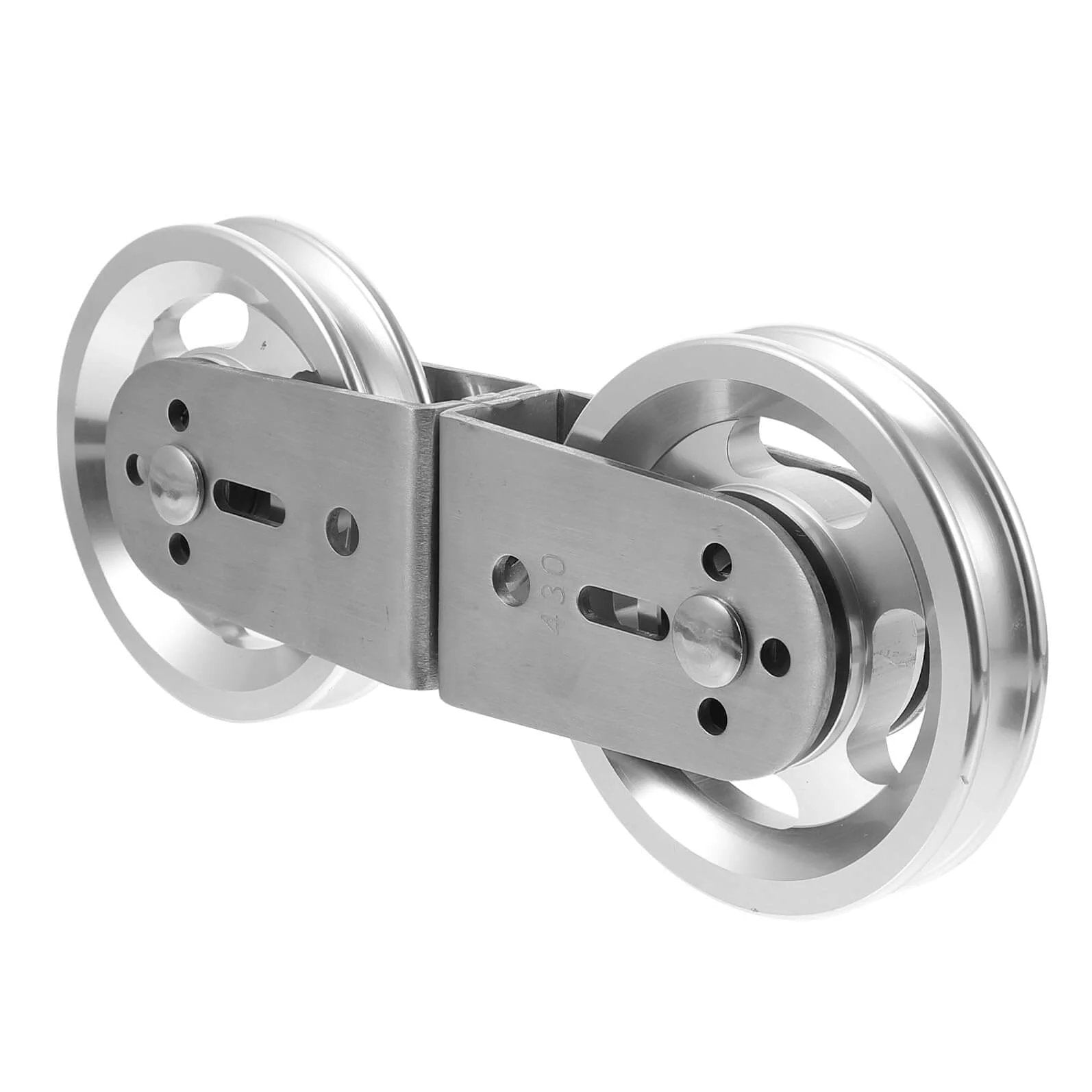 Aluminum Alloy Swivel Groove Pulley for Fitness Equipment Noiseless Wire Rope Lifting Accessory Strength Training Part