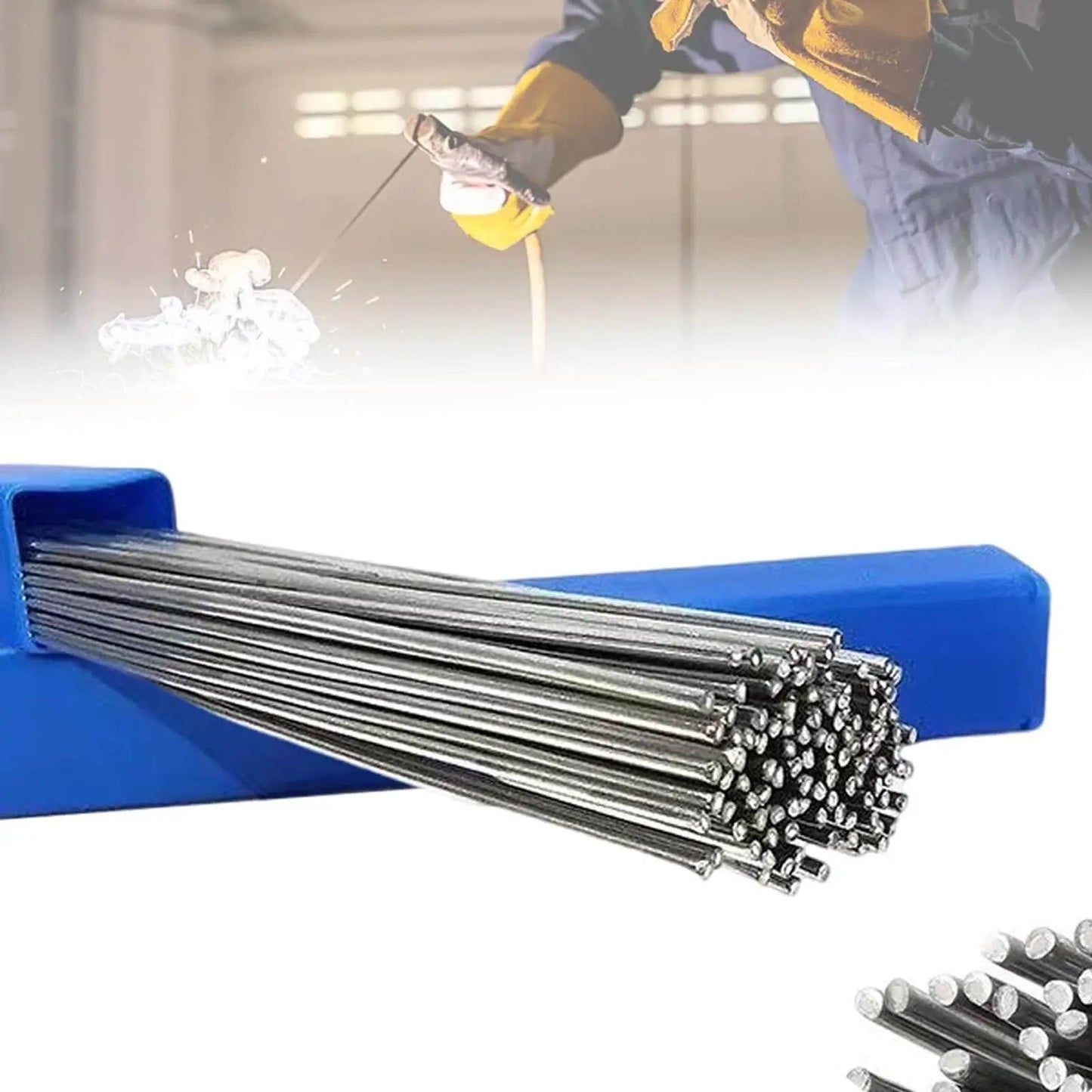 Aluminum Brazing Rods Set Of Fifty No Flux Required Low Melt Welding Rods For All Position Welds 716 To 752 Fahrenheit