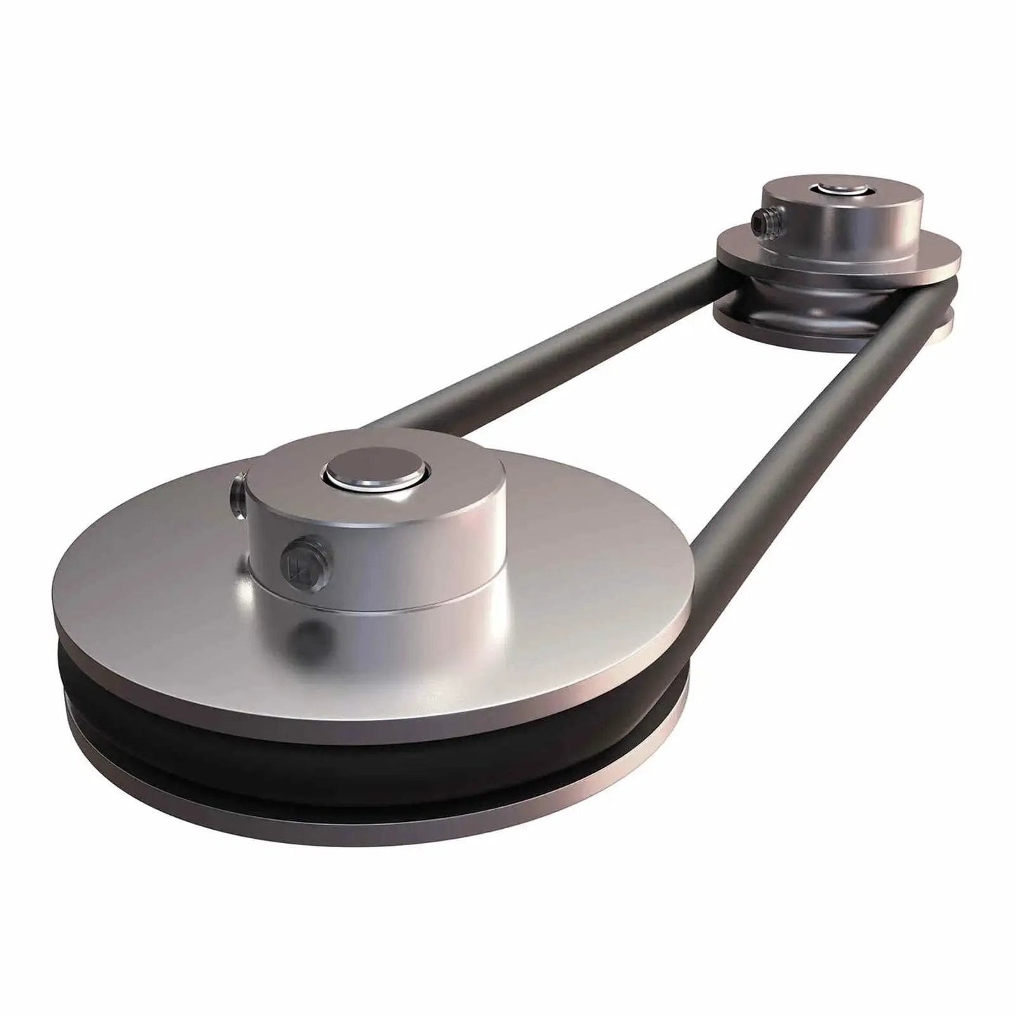 Aluminum Single Groove Pulley With 5mm Bore And 20mm Diameter Including Hex Wrench for compact belt drives in small motors.