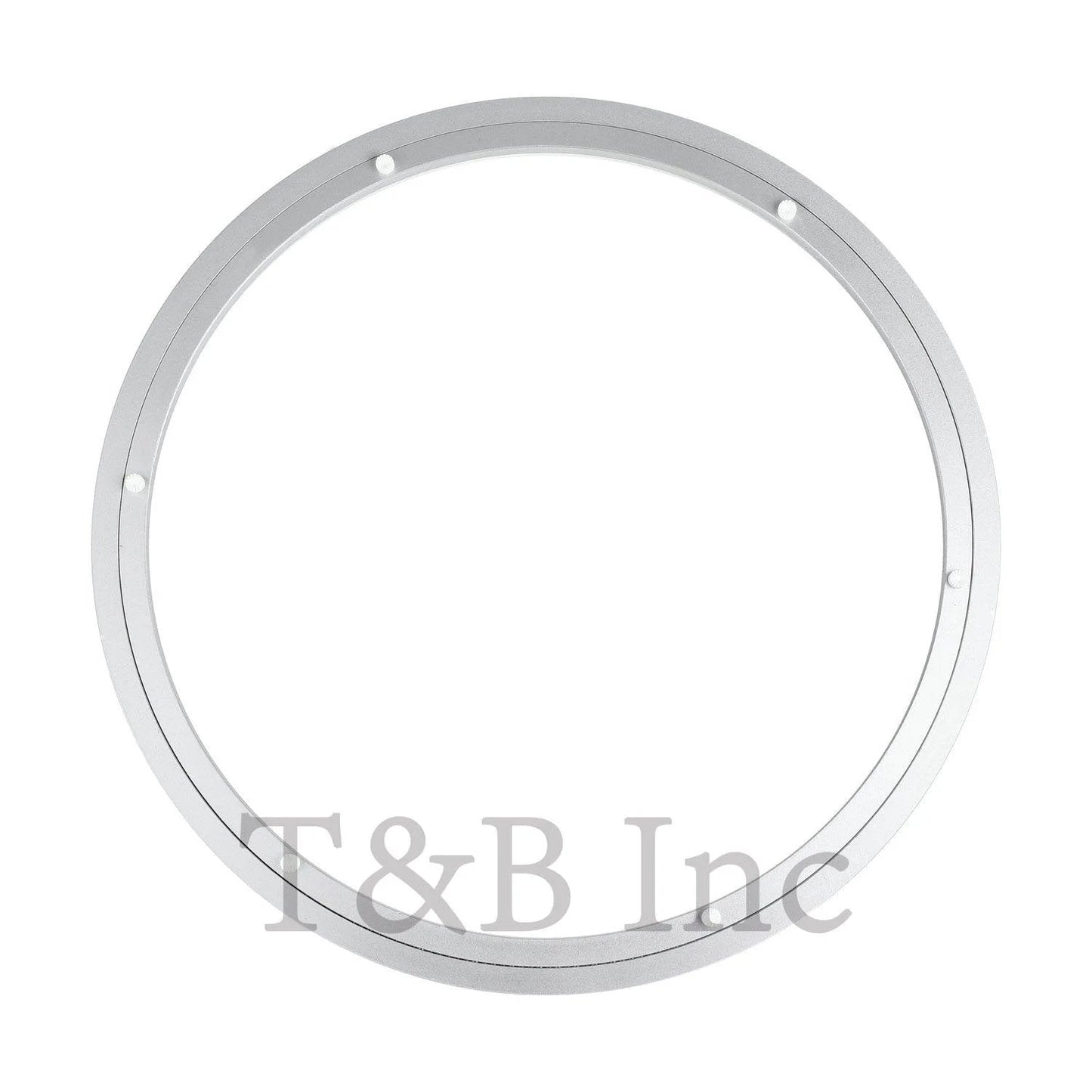 18 Inch Lazy Susan Base With Heavy Duty Aluminum Turntable Bearing And Solid Rotating Ring For Smooth 360 Degree Rotation Ideal For Puzzle Boards DIY Projects Craft Tables Cabinet Displays Base Only