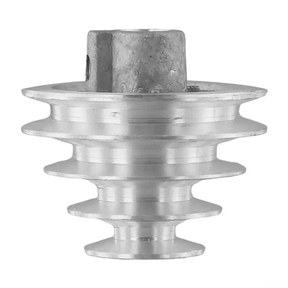 Aluminum Pagoda Pulley Wheel for Benchtop Drill Press with Four and Five Step V Belt, durable high precision construction
