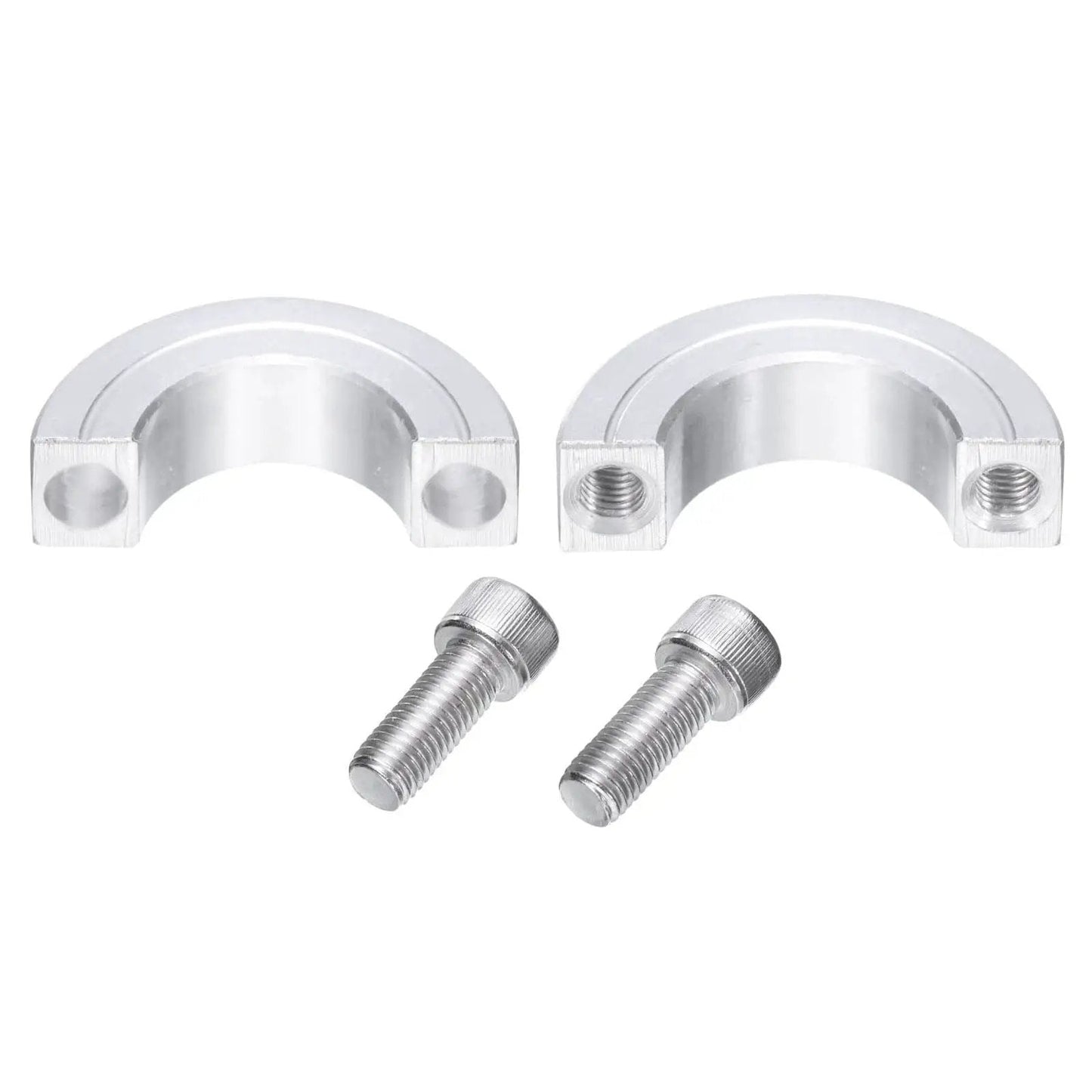 Double Split Shaft Collar Clamp For One Inch Shaft Aluminum Two Piece Clamp Fits 1 Inch Shaft With 1.75 Inch OD and 0.5 Inch Thickness