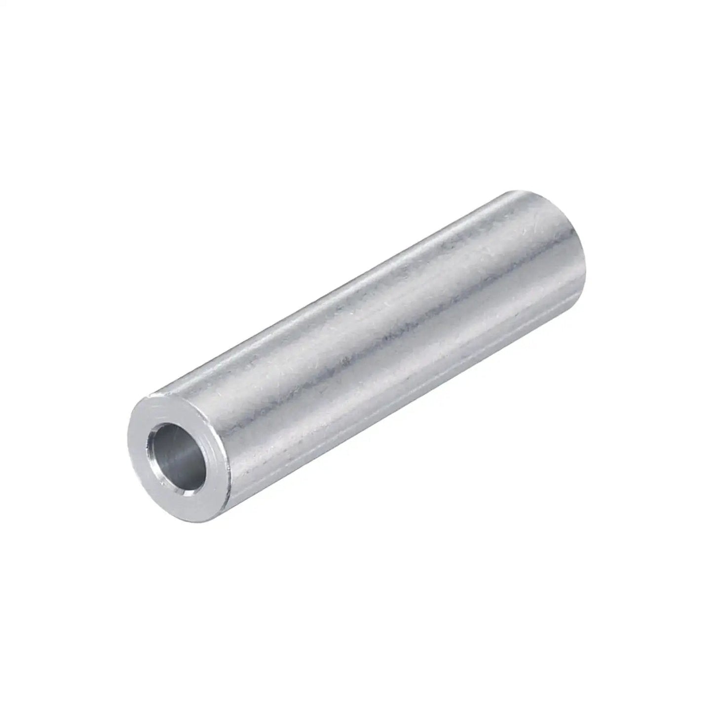 Pro Grade Heavy Duty Aluminum Spacer Set For M5 Screws And Rods 5mm Bore 10mm OD 40mm Length 20 Pieces, single spacer