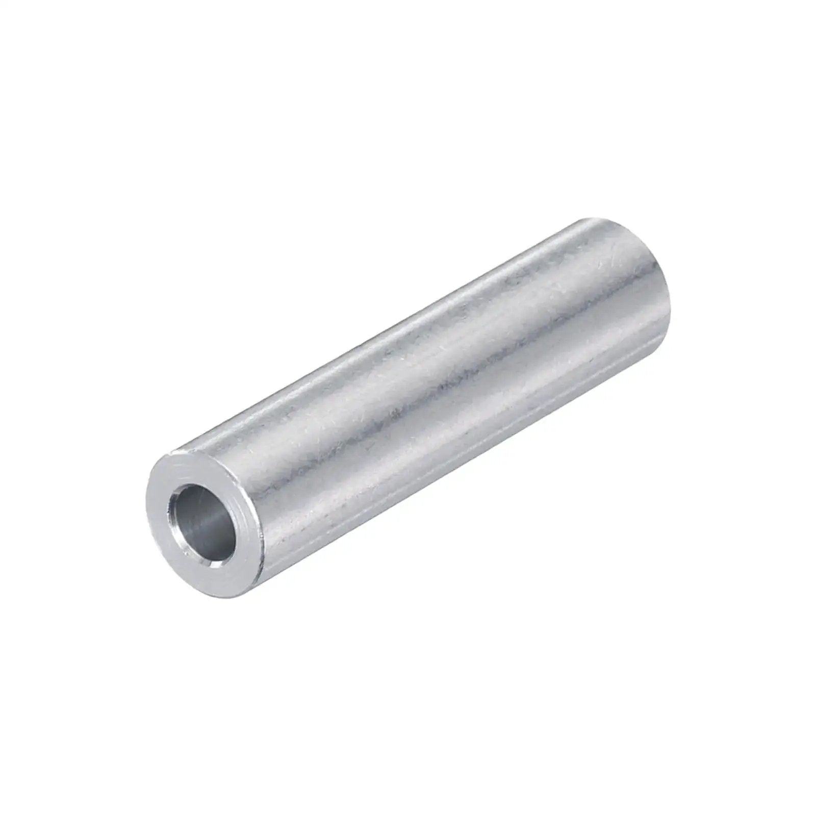 Pro Grade Heavy Duty Aluminum Spacer Set For M5 Screws And Rods 5mm Bore 10mm OD 40mm Length 20 Pieces, single spacer