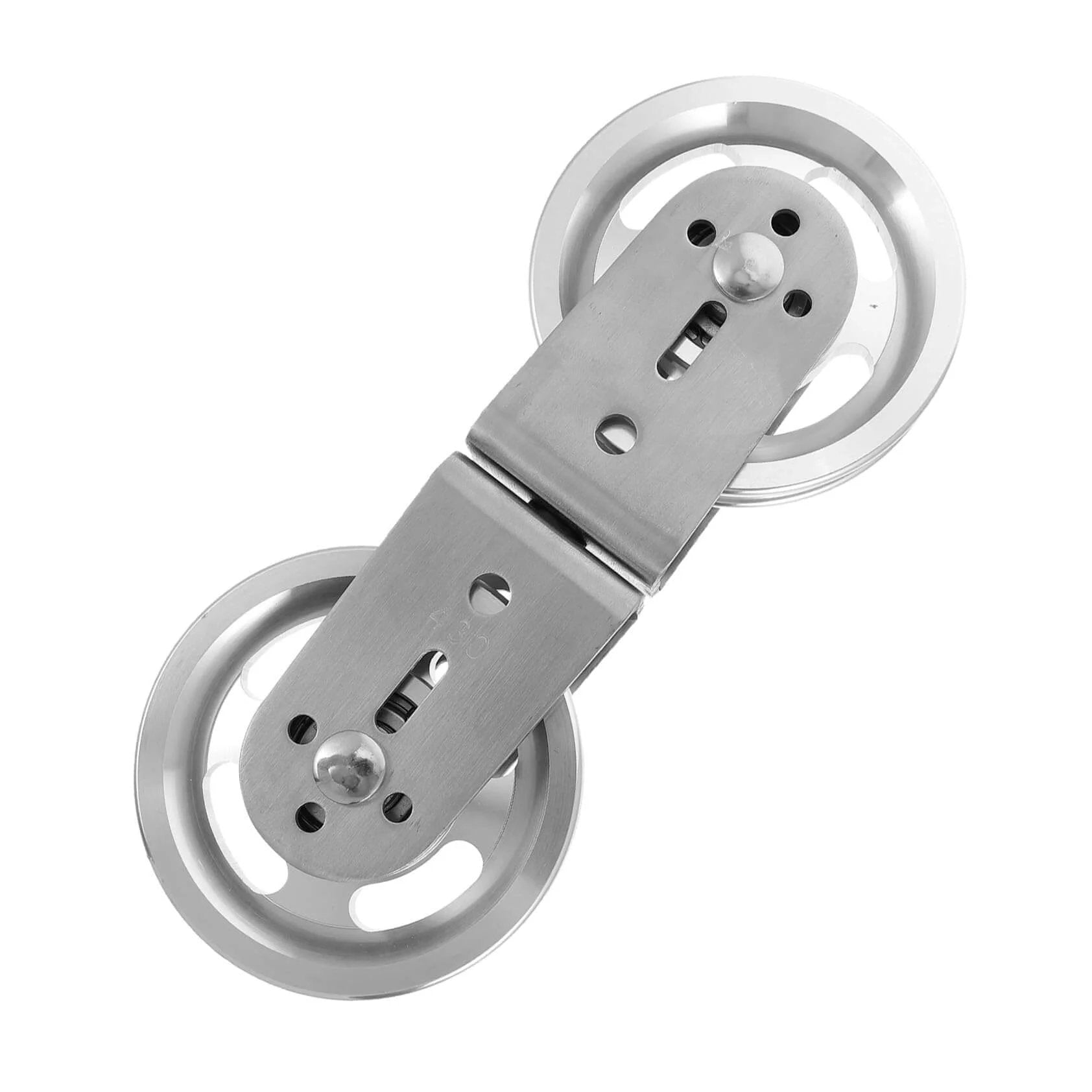 Aluminum Alloy Swivel Groove Pulley for Fitness Equipment Noiseless Wire Rope Lifting Accessory Strength Training Part Heavy Duty Bearing Gym Gear