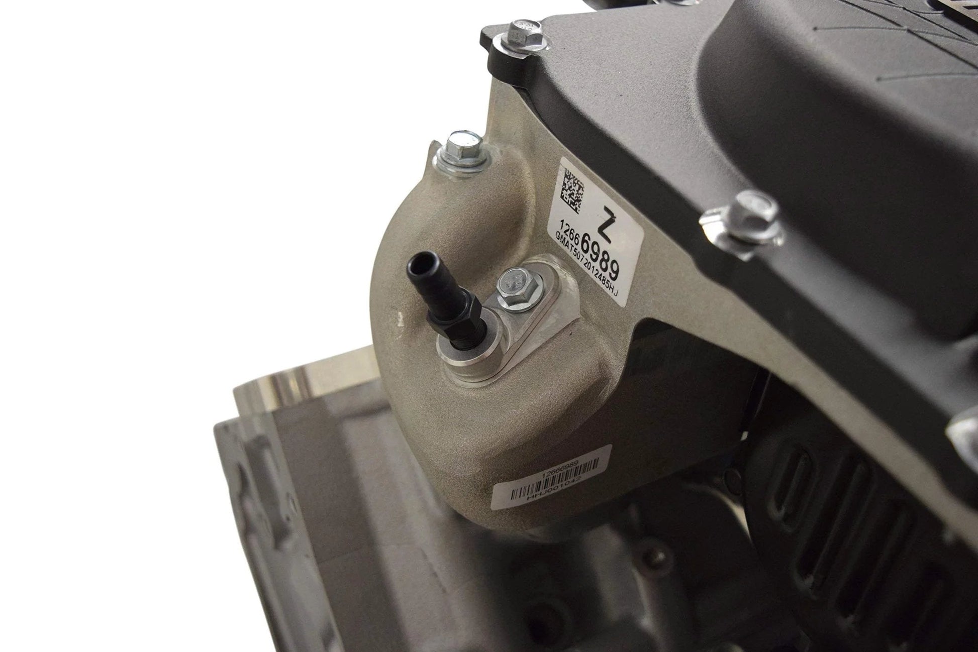Beefy Aluminum Vacuum Port Hose Adapter for LSA LS9 LT4 LS Superchargers 1 8 NPT Fit Holley High Ram MAP 551387 close-up view.