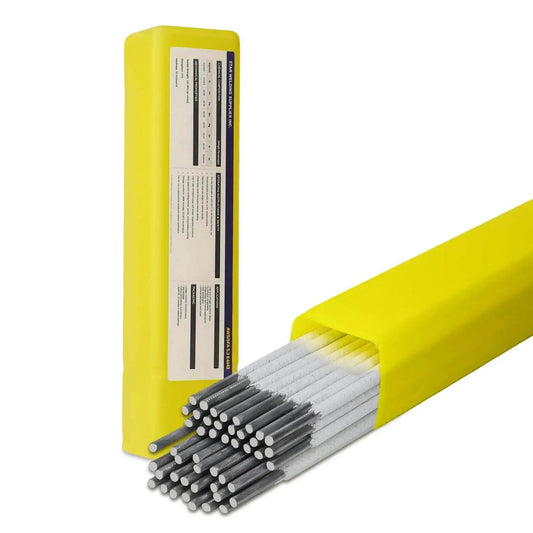 E4043 Aluminum Welding Rods 1 lb 1/8 in by 14 in AWS A5.3 Class E4043 for Aluminum Alloy Repair in yellow packaging
