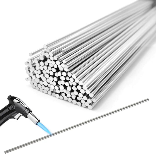 Pro Grade Aluminum Welding Rods Set, 30 Pieces, 0.0625 Inch By 13 Inch, low temperature brazing rods with blowtorch