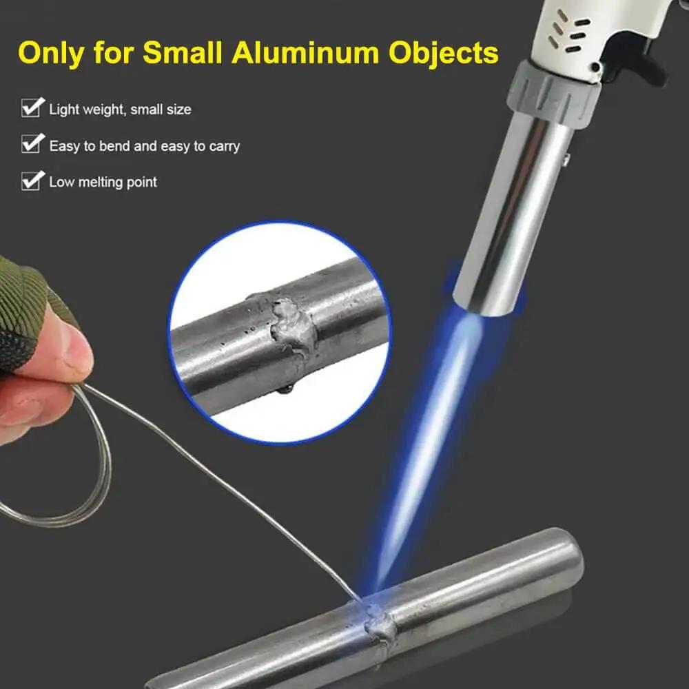 Low Temp Flux Core Aluminum Welding Rods Set 50 Pieces For Aluminum And Magnesium And Aluminum Alloys Brazing And Surfacing