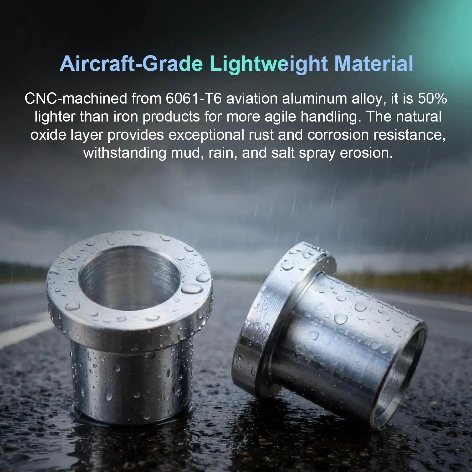 Two Pack Five Eighths Inch To 12mm Adapter Sleeve Bearing Reducer Bushing For Mini Bike Axle Aluminum Alloy CNC Machined