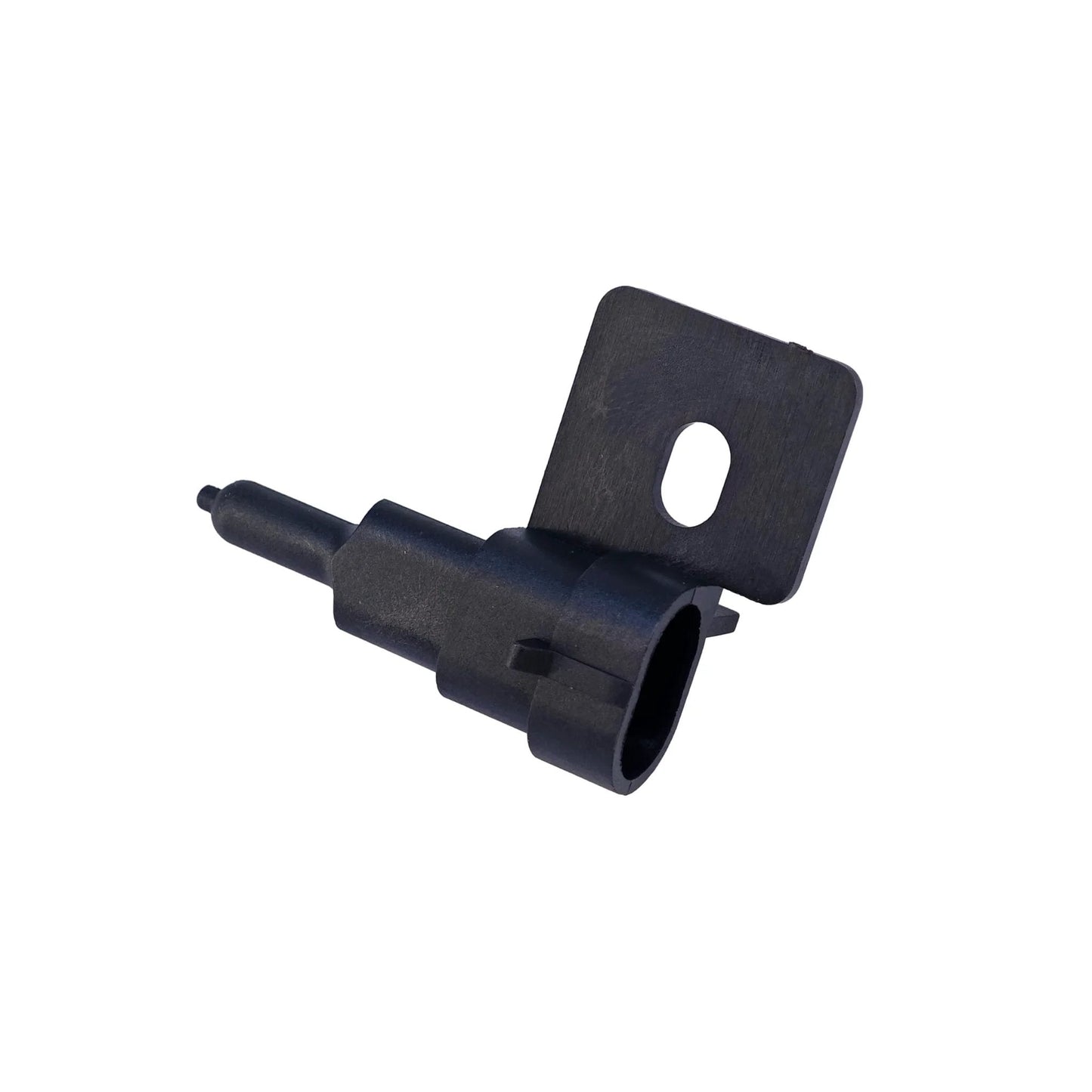 Ambient Air Temperature Sensor Direct Replacement For GM Vehicles Including Corvette Silhouette 1997 to 2004 Terraza 2005 to 2007 Montana 1999 to 2009 Cadillac XLR 2004 to 2009 Buick Century 1997 to 2005 Regal 1997 to 2004 OEM 10248414 side view on white background