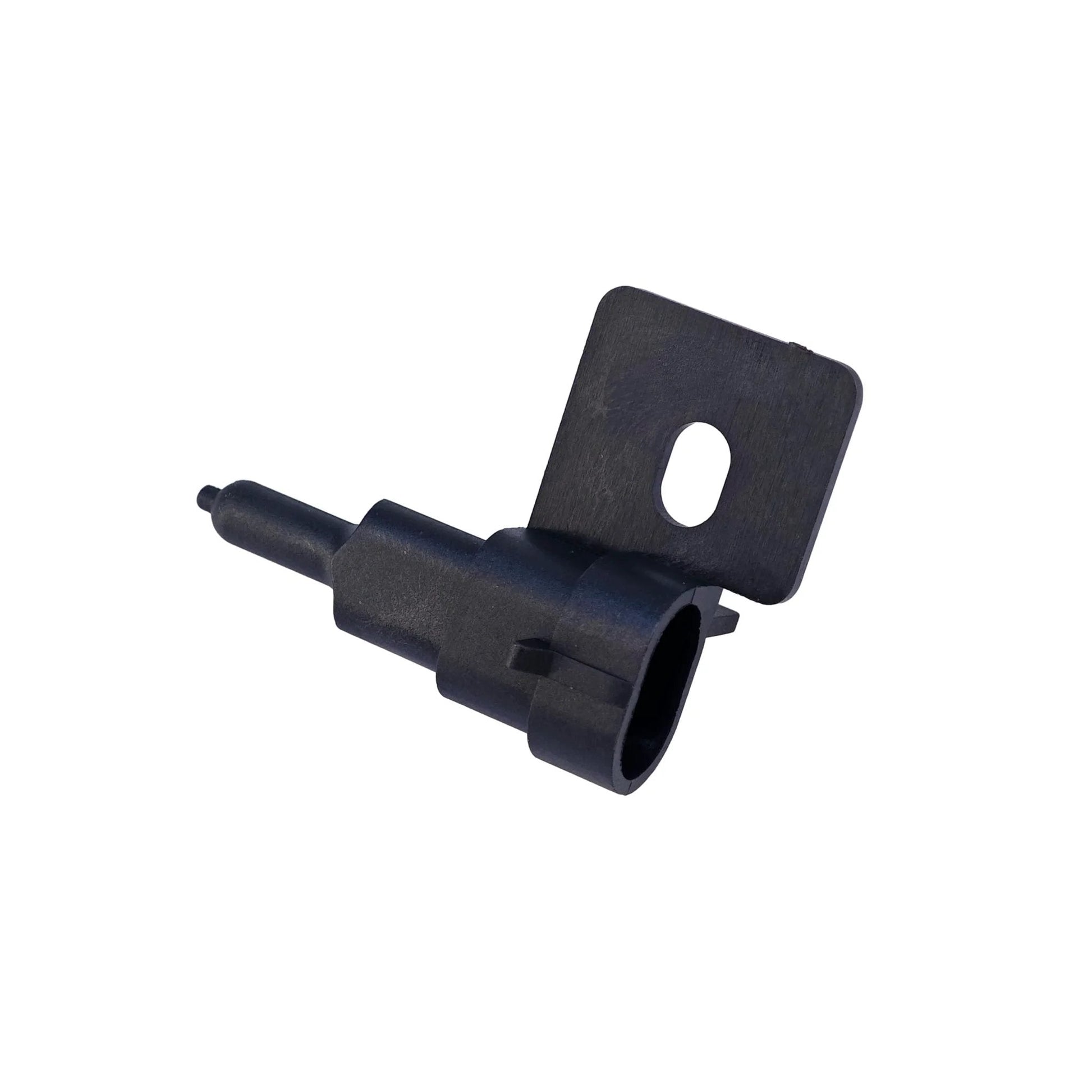 Ambient Air Temperature Sensor Direct Replacement For GM Vehicles Including Corvette Silhouette 1997 to 2004 Terraza 2005 to 2007 Montana 1999 to 2009 Cadillac XLR 2004 to 2009 Buick Century 1997 to 2005 Regal 1997 to 2004 OEM 10248414 side view on white background
