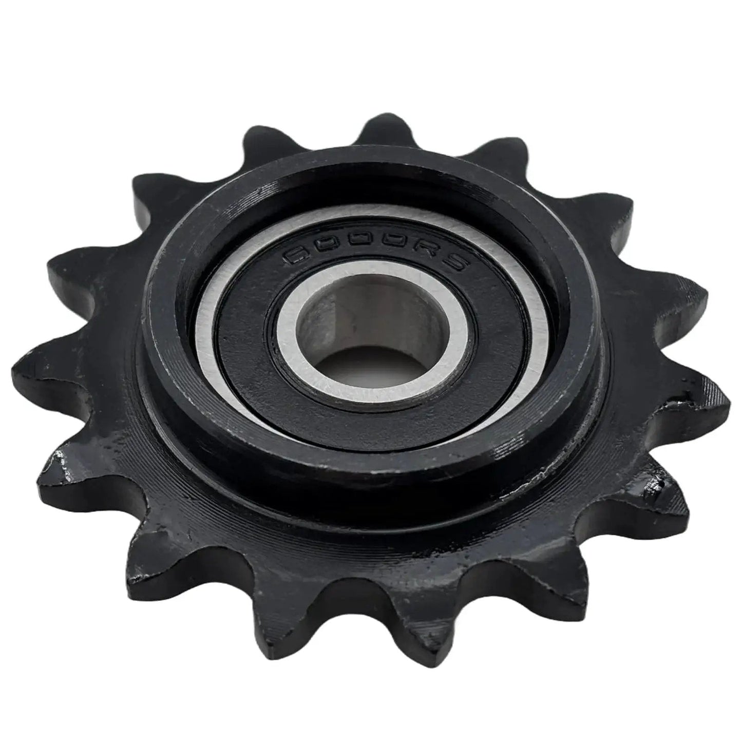 ANSI 35 Roller Chain Idler Sprocket Type C Built Tough Heavy Duty For Three Eight Inch Pitch With Ten Millimeter Bore And Fifteen Teeth