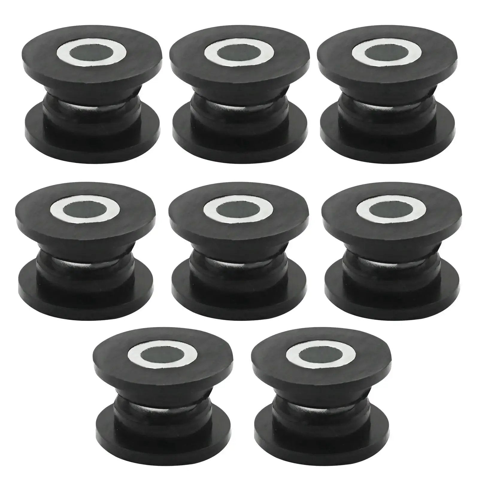 Eight Piece Absorber Shock Bushing And Bearing Sleeve Kit For Arctic Cat ATVs Including Models 250 300 400 500 650 And 700 Year Range 1998 To 2006 Replaces Part Numbers 0604 310 And 0403 028