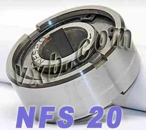 ASNU20 One-Way 20x52x21 Bearing Support Required Backstop Clutch