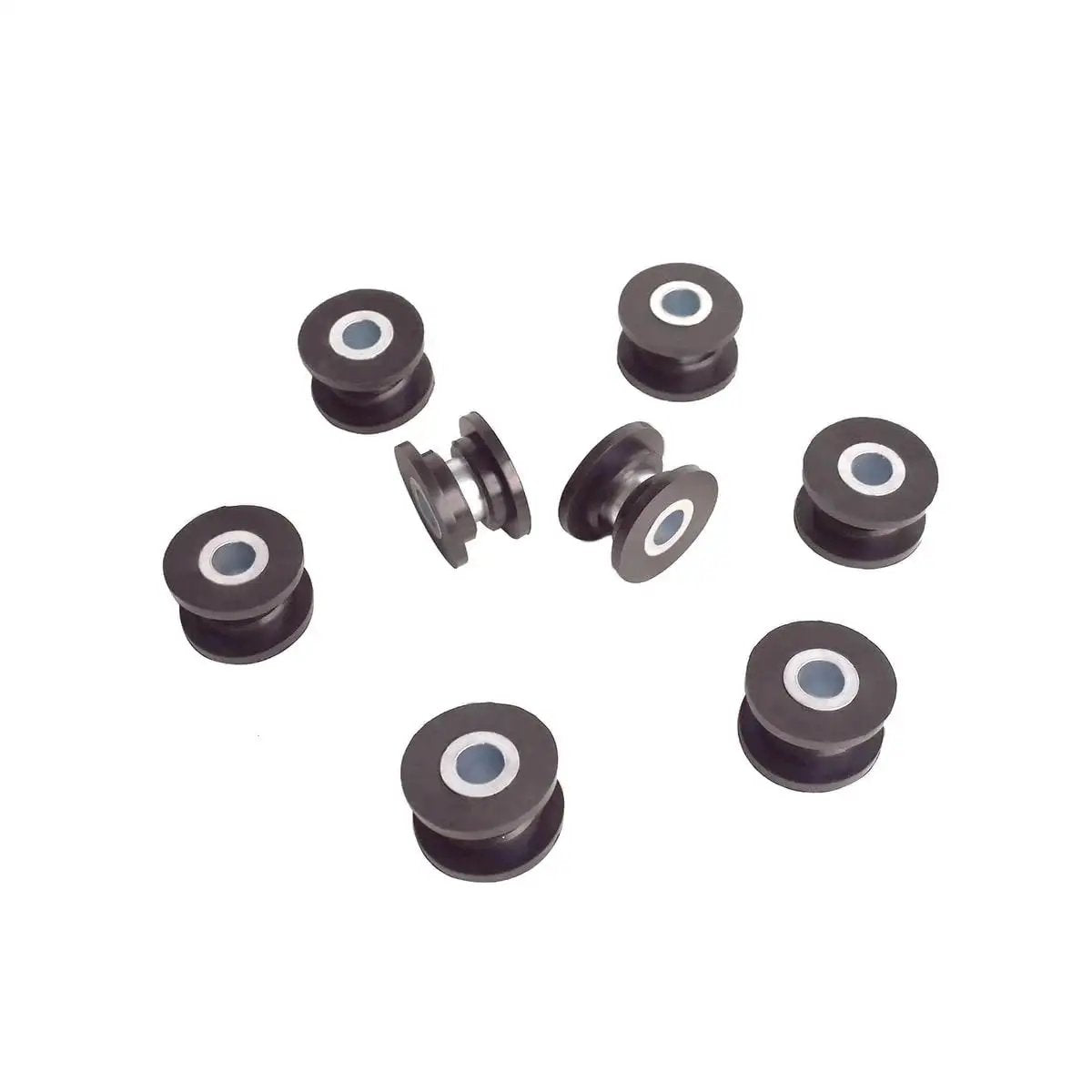 Shock Absorbing Bushing Bearing Sleeve Kit For ATV Front Suspension With 16 Shock Bushings And 8 Bearing Sleeves, Compatible With Arctic Cat