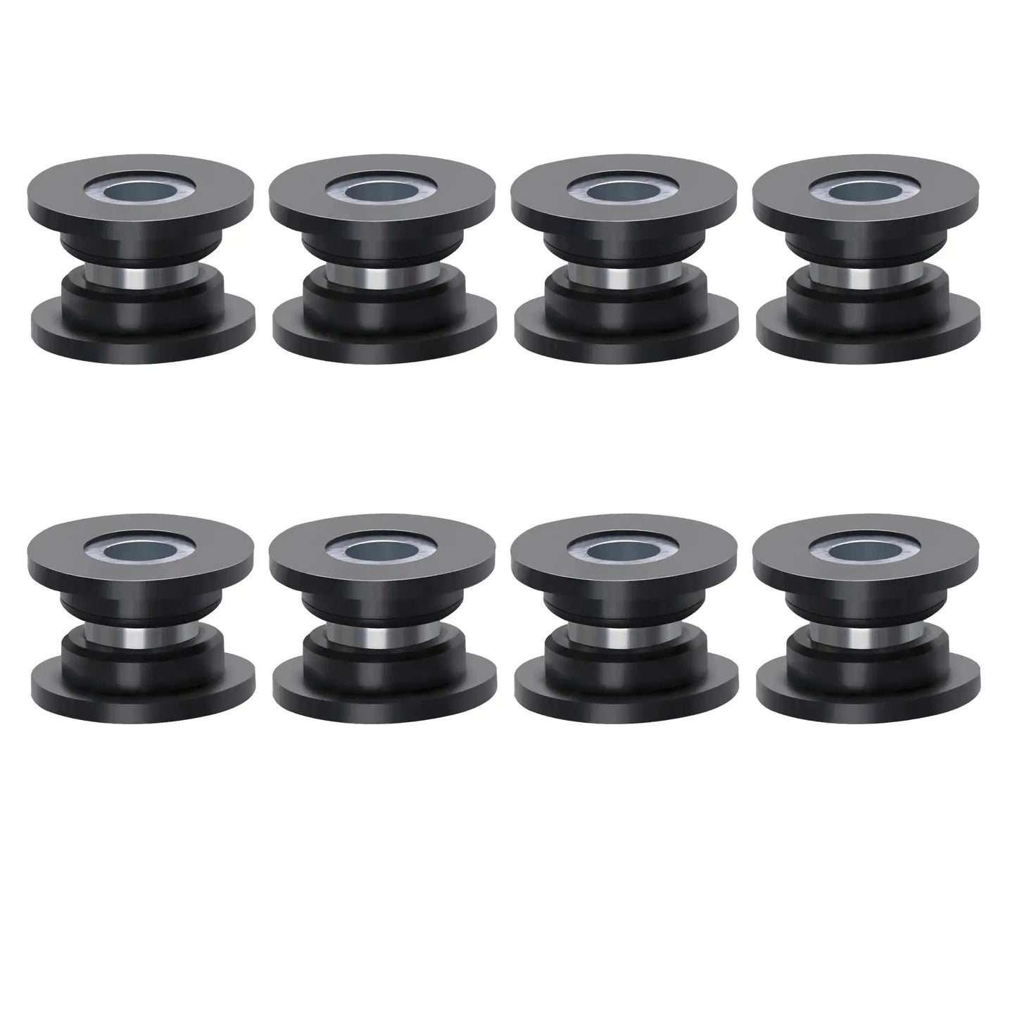 Shock Absorbing Bushing Bearing Sleeve Kit For ATV Front Suspension With 16 Shock Bushings And 8 Bearing Sleeves, Compatible With Arctic Cat Models 250 300 375 400 From 1998 To 2006 Replacement Parts 0604-310 0403-028