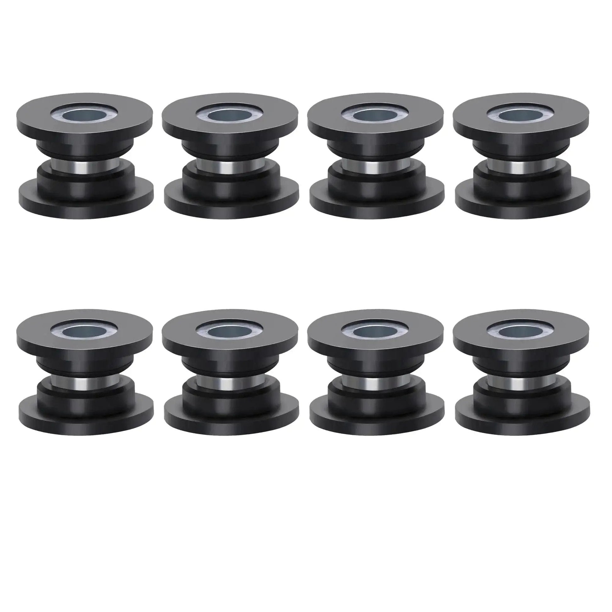 Shock Absorbing Bushing Bearing Sleeve Kit For ATV Front Suspension With 16 Shock Bushings And 8 Bearing Sleeves, Compatible With Arctic Cat Models 250 300 375 400 From 1998 To 2006 Replacement Parts 0604-310 0403-028