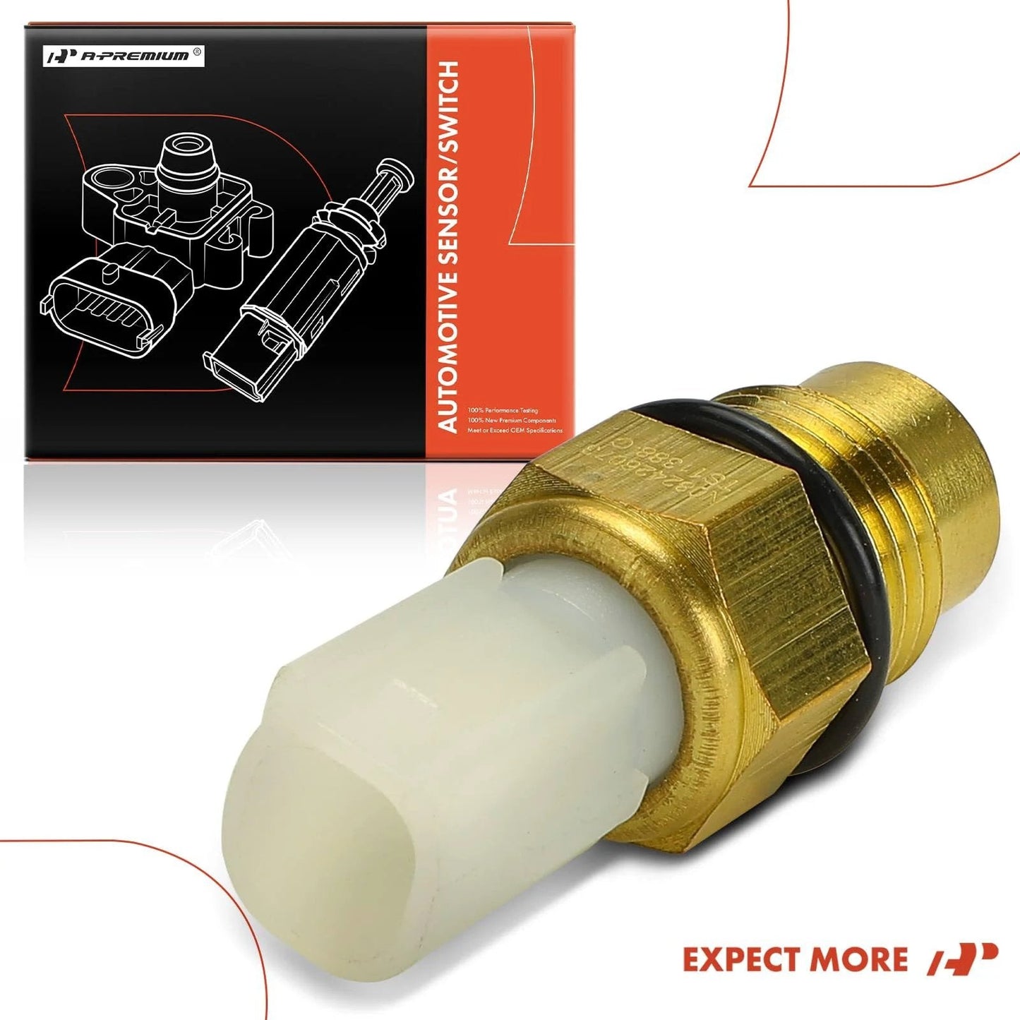Engine Coolant Temperature Sensor 1 Pin For Toyota Camry Avalon Sienna Solara Highlander ES300 RX300 On Engine Water Inlet Or Thermostat Housing Replacement Fits 1995 2006 Models And More keeps temp readings accurate.