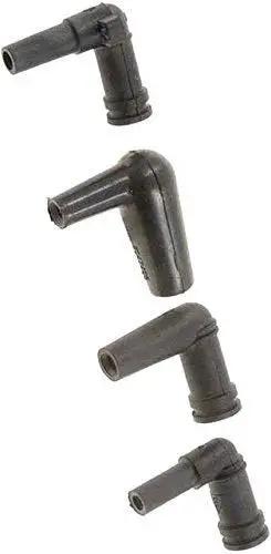 Elbow Vacuum Tubing Connector Assortment For Automotive Use, Gas And Oil Resistant Vinyl Tubing, includes four connectors