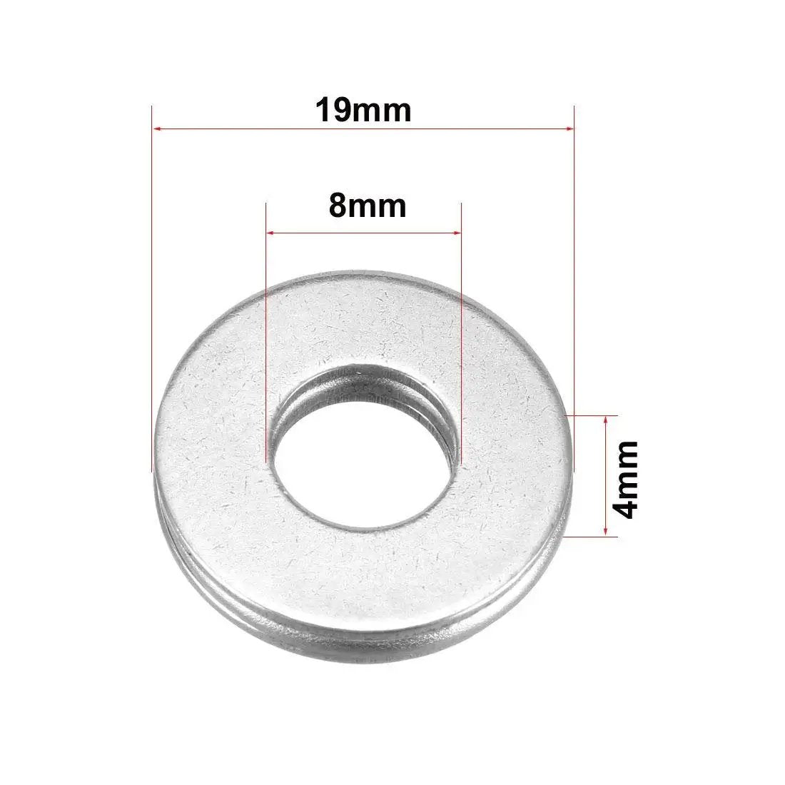 Needle Roller Bearing Set With Washers AXK0819 8mm Bore 19mm Outer Diameter 2mm Width Heavy Duty Precision Chromium Steel Washer